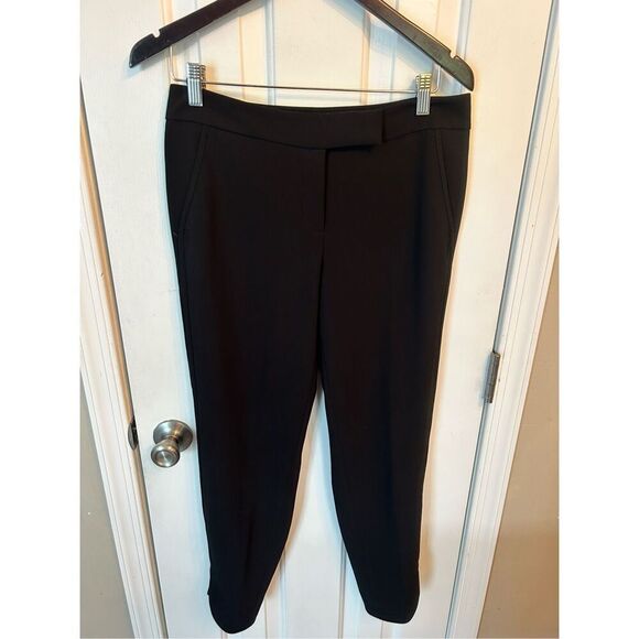 White House black market ankle tapered pants size 4 black work attire - Picture 1 of 6